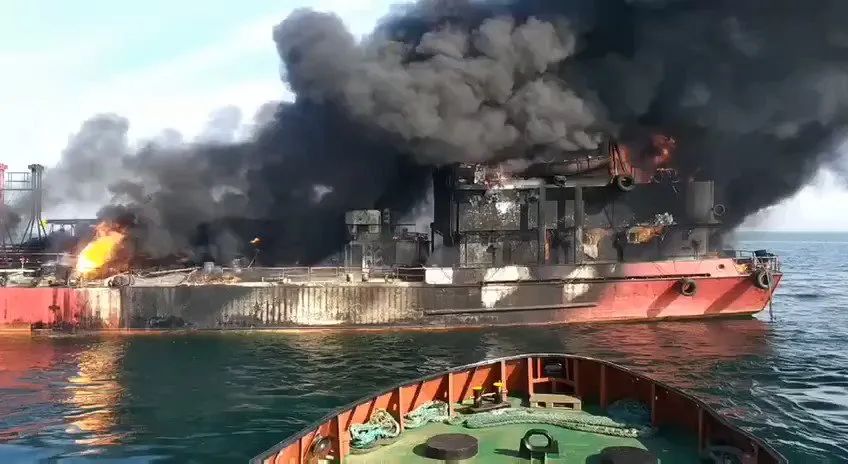 又两艘货船遭遇炮弹袭击，有海员受伤，共5艘了！