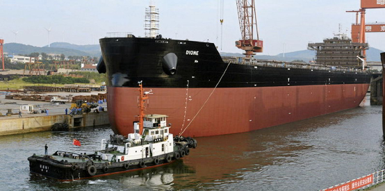 蓬莱中柏京鲁船业有限公司两艘超大型新造散货船被疯抢！