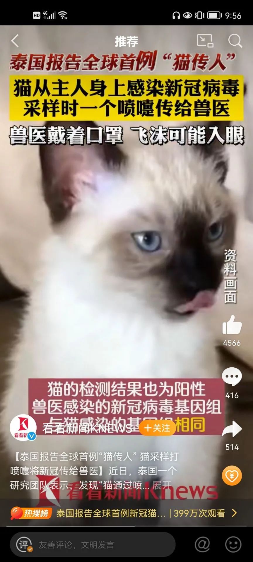 麻烦了！新冠猫传人？？美国、法国、俄罗斯、新加坡、印度、韩国最新通报！！